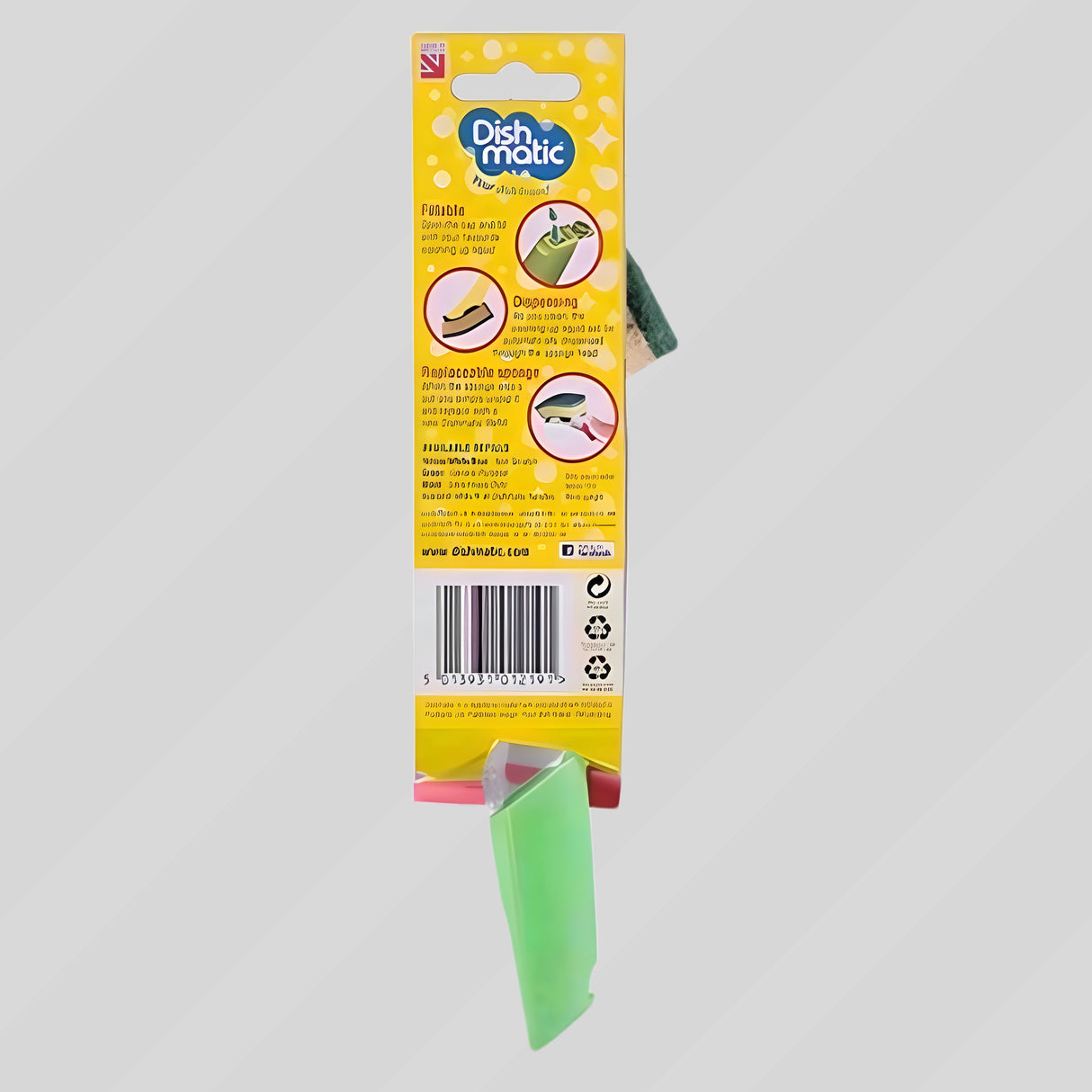 Dishmatic Washing Up Sponge With Handle