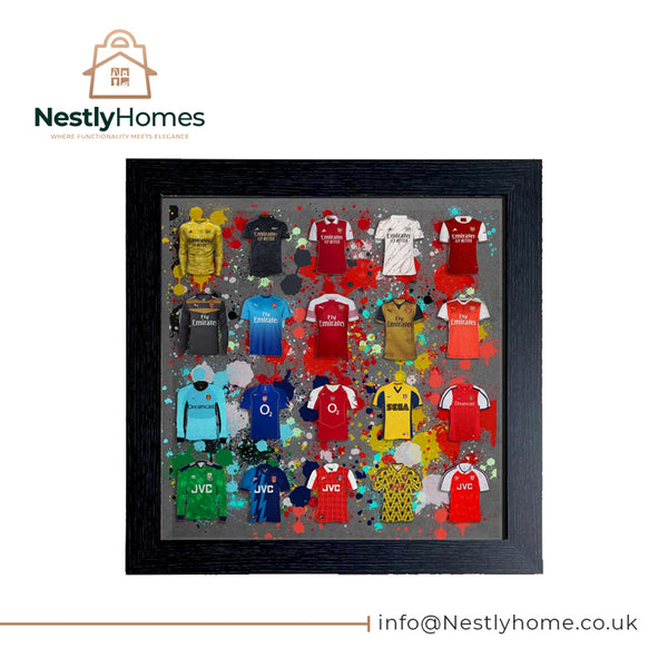 Frame Arsenal F.c Kits 40x40cm