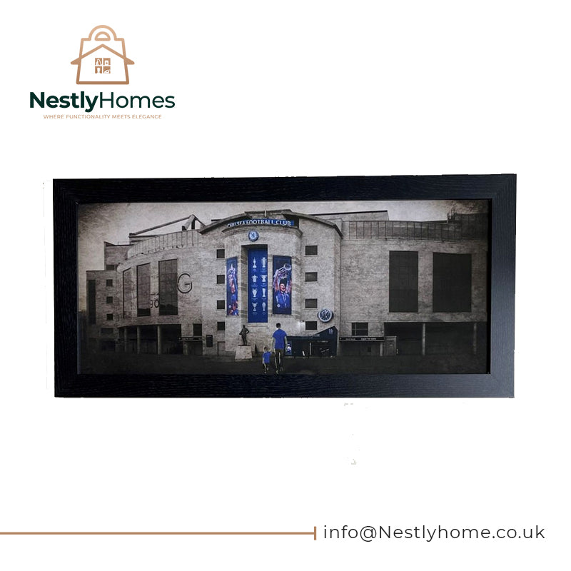 Frame Chelsea F.c Stamford Bridge 70x30cm