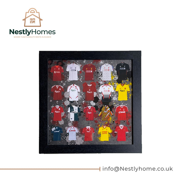 Frame Liverpool F.c Kits 40x40cm