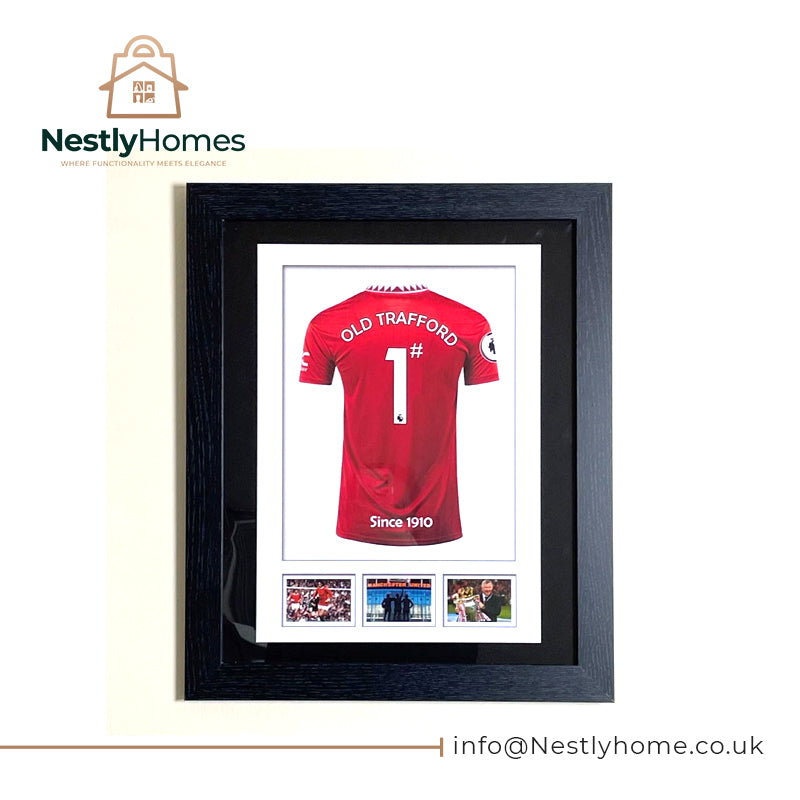 Frame Manchester United F.c Shirt 50x40cm