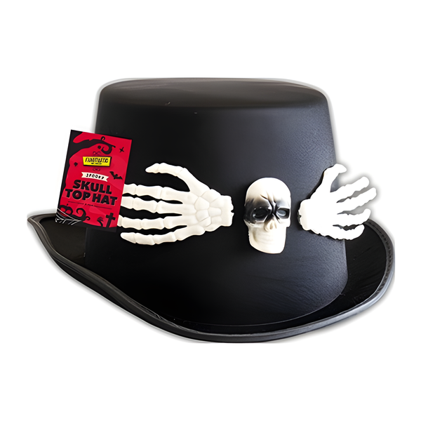 HALLOWEEN ADULTS SKULL TOP HAT