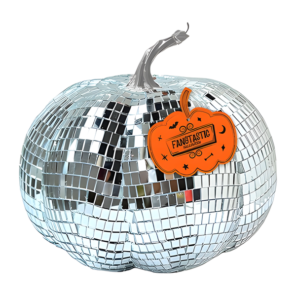 HALLOWEEN LARGE DISCO PUMPKIN 17CM