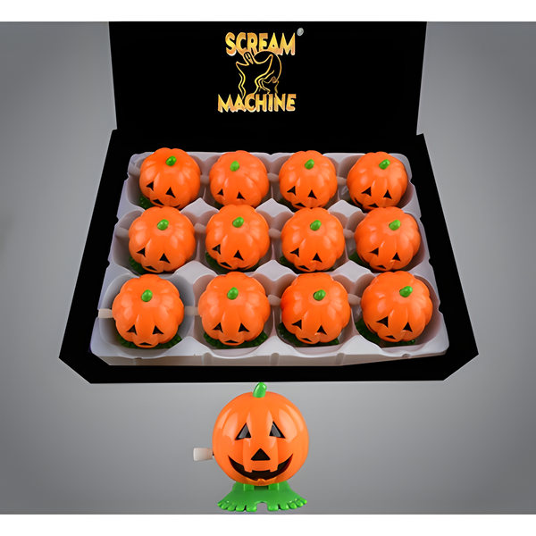 Halloween Scream Machine Wind Up Hopping Pumpkins