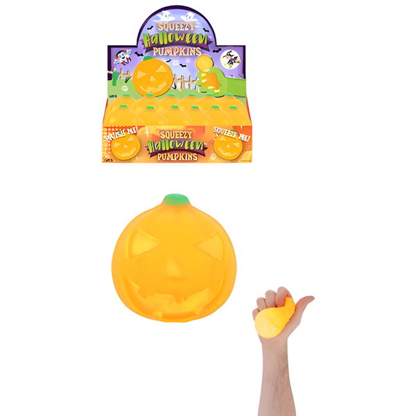 Halloween Squeezy Pumpkins (Pack of 12)