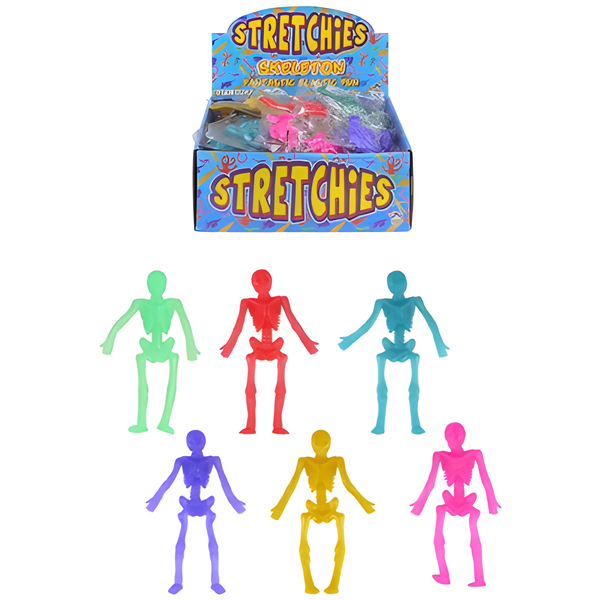 Halloween Stretch Skeletons (Pack of 84)