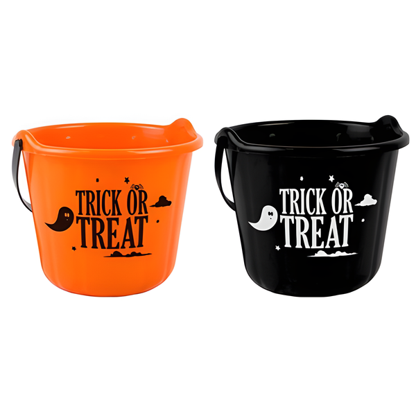 HALLOWEEN TRICK OR TREAT BUCKET ASSORTED