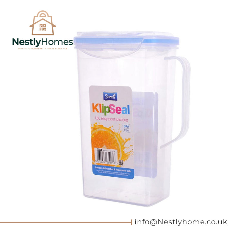 Sozali Klip Seal Juice Jug 1.5ltr