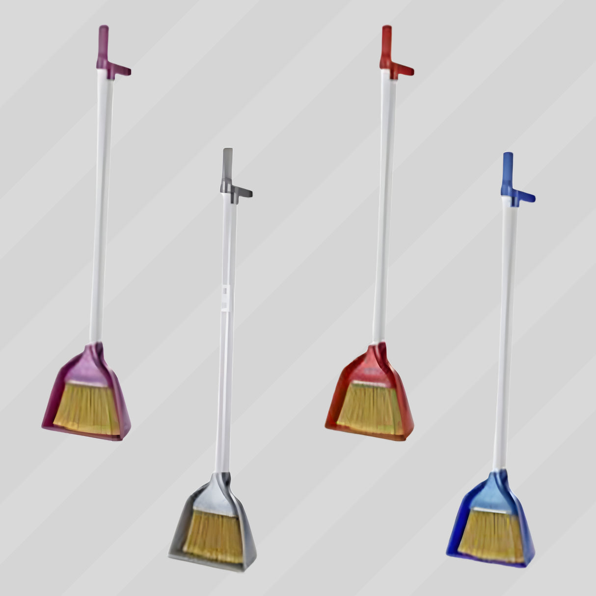Thl Long Dustpan & Brush Assorted Colours