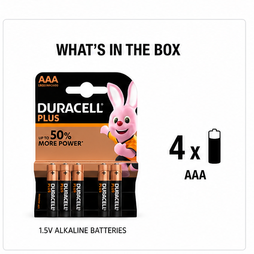 Duracell Batteries Plus Mn2400 Aaa