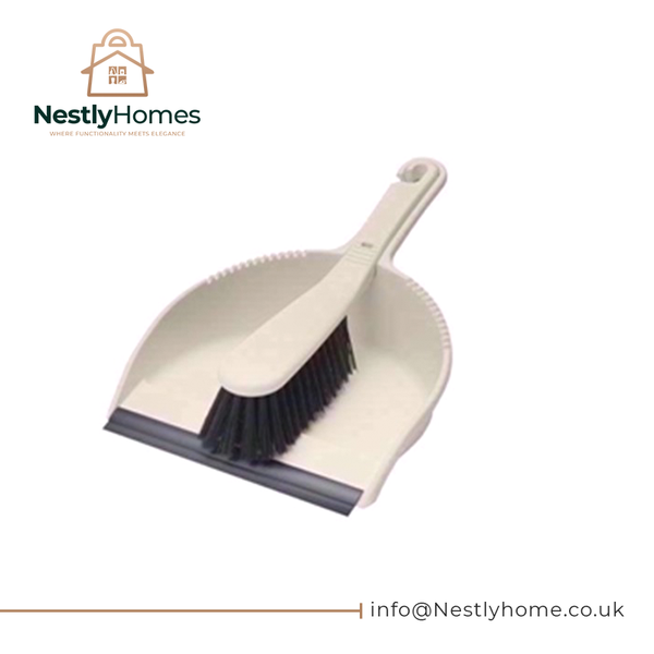Addis Dustpan & Brush Linen Soft: Success
