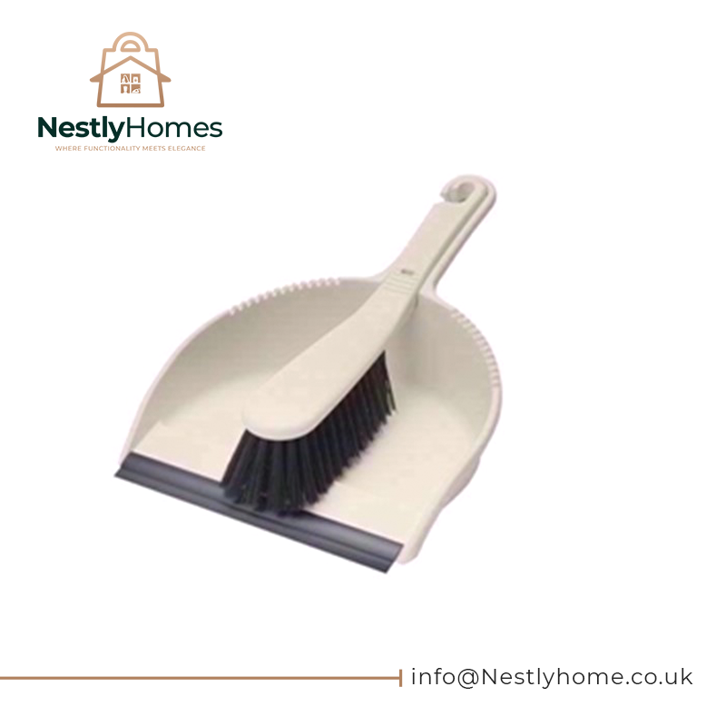 Addis Dustpan & Brush Linen Soft: Success