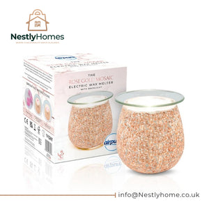 AIRPURE Mosaic Electric Wax Melter in Rose Gold