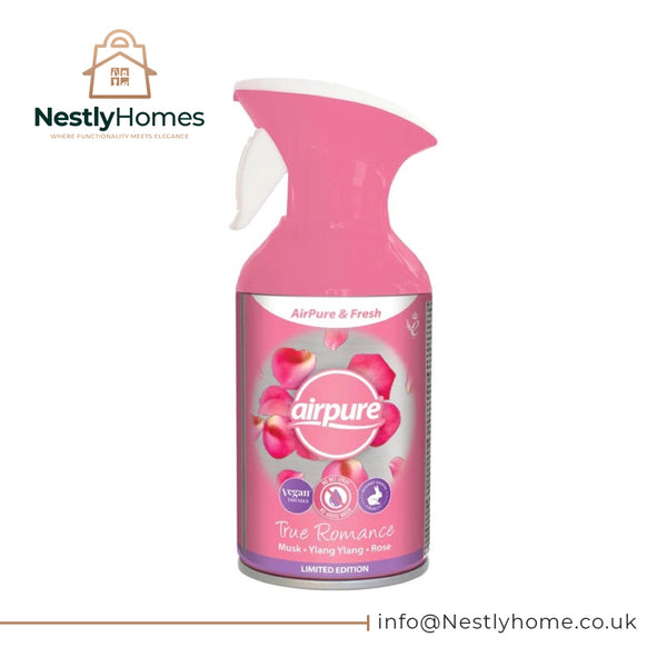 AIRPURE &amp; FRESH TRIGGER SPRAY TRUE ROMANCE 250ML PK12
