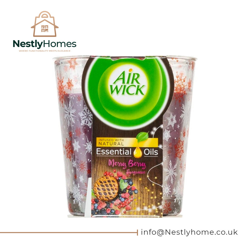 AIRWICK CANDLE MERRY BERRY 105G