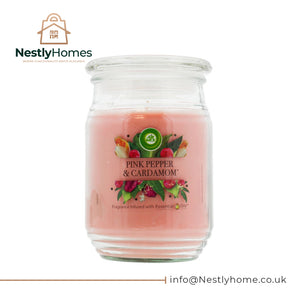 AIRWICK JAR CANDLE PEPPER & CARDAMOM 480G