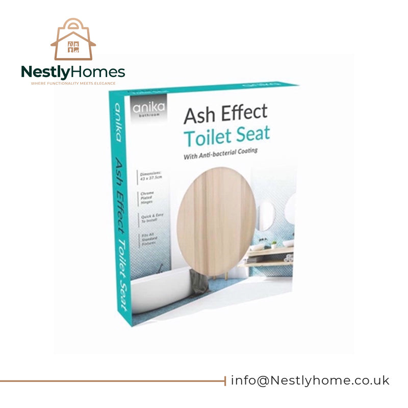 Anika Toilet Seat Ash Effect