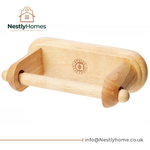 Apollo Beech Toilet Roll Holder