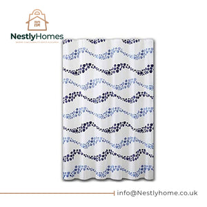 Apollo Shower Curtain Peva Wave