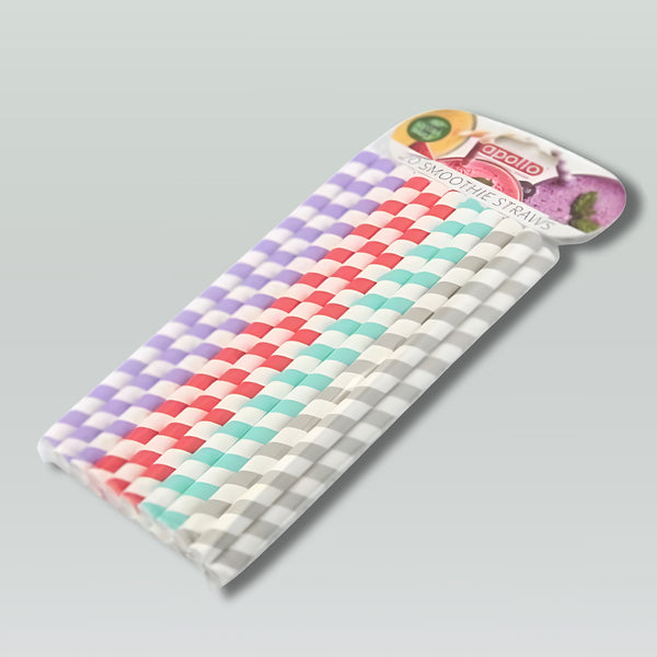 Apollo Paper Smoothie 20 Straws