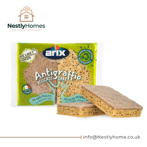 Arix Green Non-Scratch We Like It Cellulose Sponge 2PC