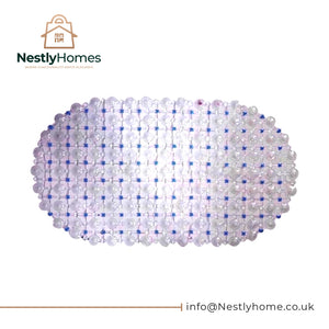 Adorn Bath Mat Clear 40x70cm