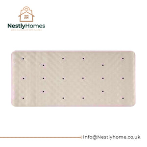Aqualona Roman Rubber Bath Mat Medium Cream