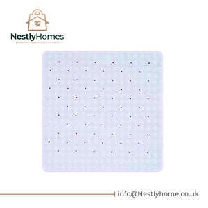 Aqualona Roman Rubber Shower Mat White