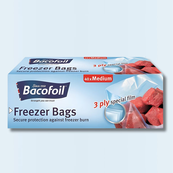 Bacofoil Freezer Bags Medium 3Ltr 40Pcs