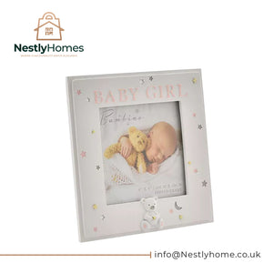 Bambino Resin Baby Girl Frame 4x4