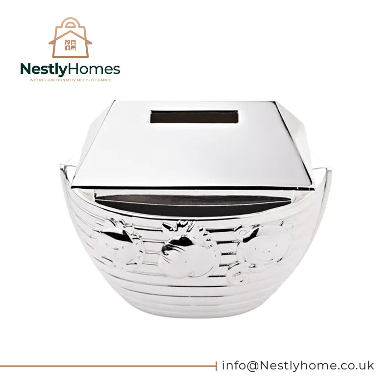 Bambino Silver Plated Money Box
