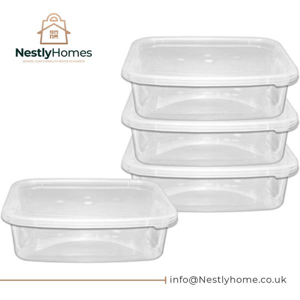 Beaufort Rectangular 4 Small Rectangular Food Container