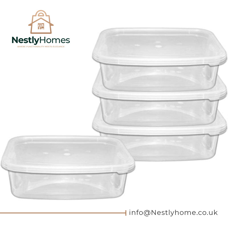 Beaufort Rectangular 4 Small Rectangular Food Container