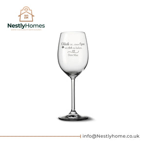 BEST MUM BIRTHDAY WINE GLASS