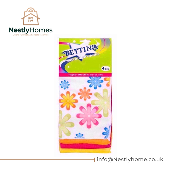 Bettina Microfibre 4 Cloths