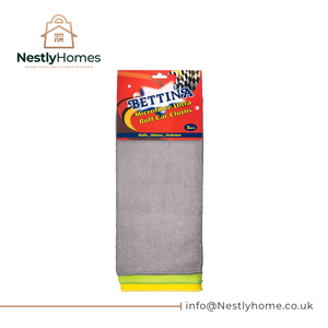 Bettina Microfibre Ultra Buff Car Cloths 3pc