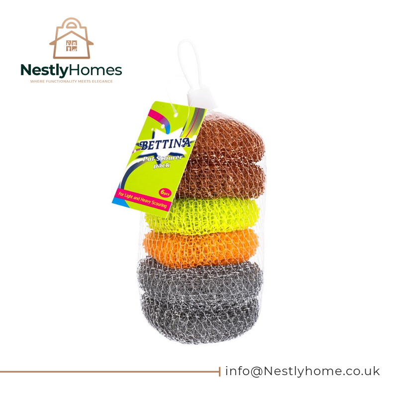 Bettina Scourer 6 Mixed Scourers