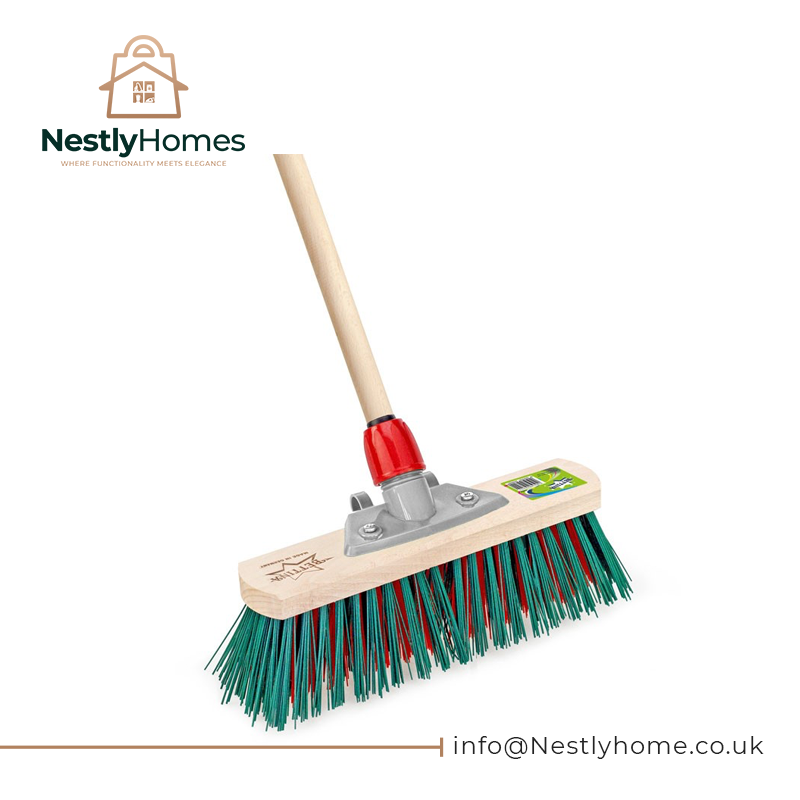 Bettina Wooden Outdoor Broom & Handle 11 Inch