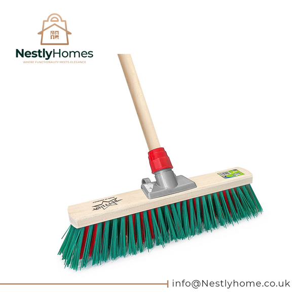 Bettina Wooden Outdoor Broom & Handle 15 Inch
