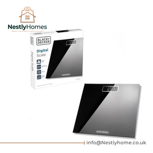 Black and Decker Bathroom Scale Black
