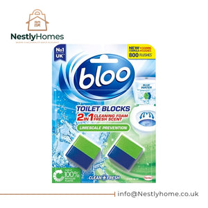 BLOO TOILET BLOCK 2X50G LIMESCALE PREVENTION