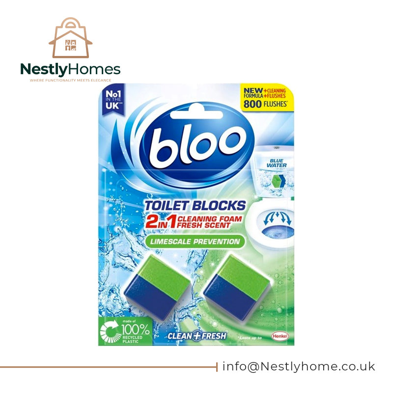 BLOO TOILET BLOCK 2X50G LIMESCALE PREVENTION