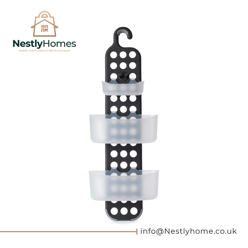 Blue Canyon Hang Shower Caddy Adj Black