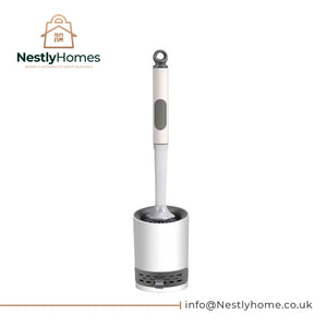 Blue Canyon Refillable Toilet Brush and Holder