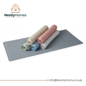 Blue Canyon Rubber Bath Mat White