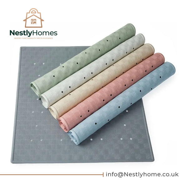 Blue Canyon Rubber Shower Mat Grey