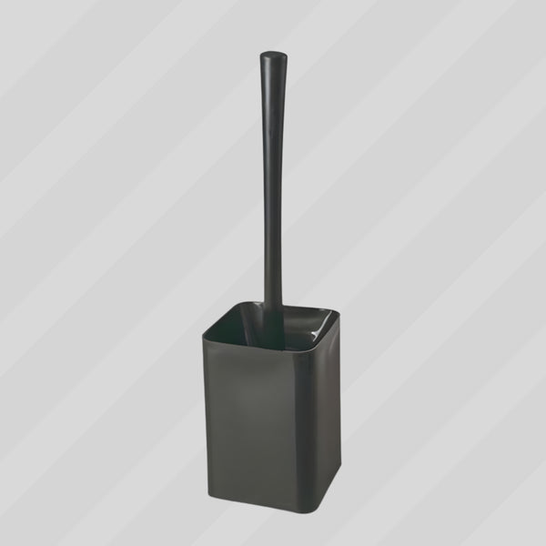 BLUE CANYON TOILET BRUSH & HOLDER PLASTIC BLACK