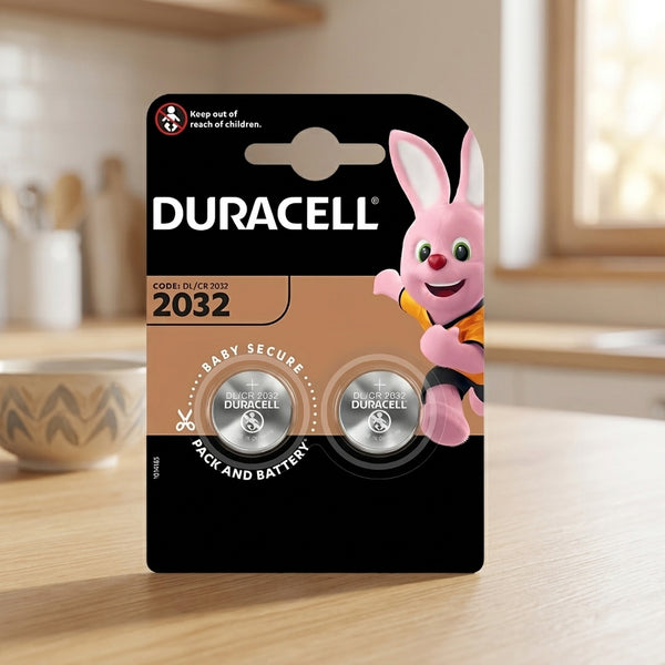 Duracell Cr2032 Batteries 3V Lithium Dl2032 twin pack