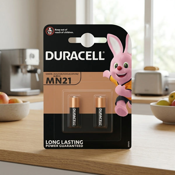 Duracell Mn21 Lrv08 Twin Pack (12V Alkaline Batteries)