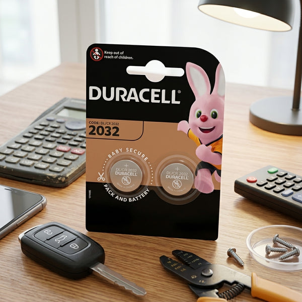 Duracell Cr2032 Batteries 3V Lithium Dl2032 twin pack